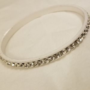 White finished bangle